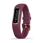 GARMIN Vivosmart 4 Bracelet de fitness avec cardio poignet - Taille S/M - Prune et rose gold