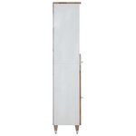 vidaXL Armoire de salle de bain 38x33 5x160 cm bois massif de manguier