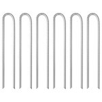 vidaXL Piquets de tente 6Pièces en forme de U 337cm Ø10mm acier galvanisé