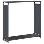 vidaXL Portant de bois chauffage anthracite 90x28x90 cm