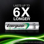 Blister de 4 Piles Rechargeables HR03 AAA Extreme 1,2V 800 mAh Pré-Chargé ENERGIZER