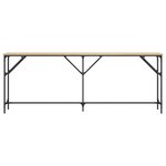 vidaXL Table console chêne sonoma 200x29x75 cm bois d'ingénierie