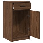 Buffet vidaXL Marron Chêne 40x41x75 cm Bois d'ingénierie