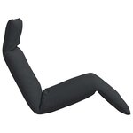 vidaXL Chaise longue pliante noir 175x54x8 5 cm tissu oxford