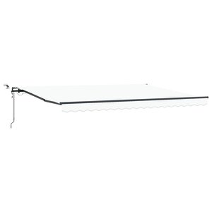 vidaXL Tissu de auvent Blanc 450 × 350 cm Polyester