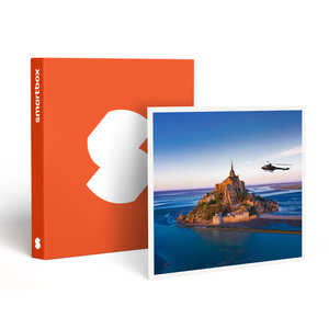 SMARTBOX - Coffret Cadeau Vol en hélicoptère de 20 min pour 2 personnes au-dessus du Mont-Saint-Michel - Sport & Aventure