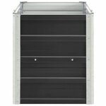 vidaXL Lit surélevé de jardin Acier galvanisé 240x40x45 cm Anthracite
