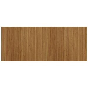 vidaXL Tapis rectangulaire marron 80x200 cm bambou