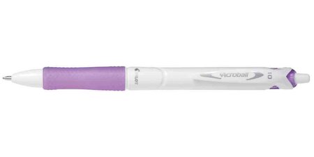 Stylo bille rétractable Grip ACROBALL PURE WHITE 1.0 Trait 0,4 mm Violet PILOT