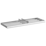 vidaXL Rateau de nivellement pour jardin Argenté Acier inoxydable