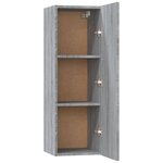 vidaXL Ensemble de meubles TV 5 Pièces Sonoma gris Bois d'ingénierie