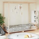 vidaXL Cadre de lit pour enfants 80x200 cm bois de pin massif