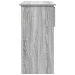 vidaXL Table console avec tiroirs sonoma gris 85 5x38 5x74 5 cm