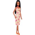 Mattel HYT91 - Barbie - Poupée Fashionistas Spring aux cheveux noirs