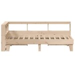 vidaXL Lit bibliothèque sans matelas 90x200 cm bois de pin massif