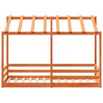 vidaXL Lit pour enfants sans matelas cire marron 90x190 cm pin massif