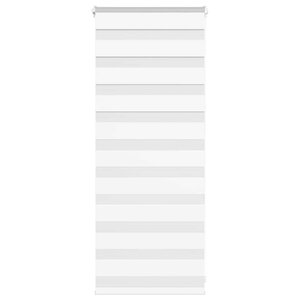 vidaXL Store zèbre blanc 55x100 cm largeur du tissu 50 9 cm polyester