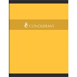 Cahier piqûre 192 pages seyès 70 g  couverture carte  format 17 x 22 cm CONQUERANT