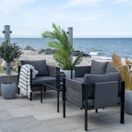 Salon de jardin en acier NICE