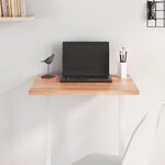 vidaXL Dessus de table marron clair 60x60x2 cm bois chêne traité