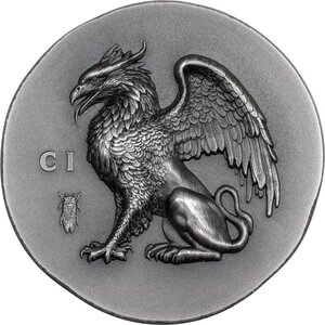 Monnaie GRYPHON Numismatic Icons Argent 5$ Cook Islands 2024 (PRÉCOMMANDE)