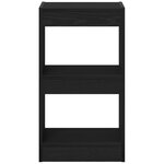 Bibliothèque/Séparateur de pièce vidaXL Chêne noir 40x30x71 5 cm