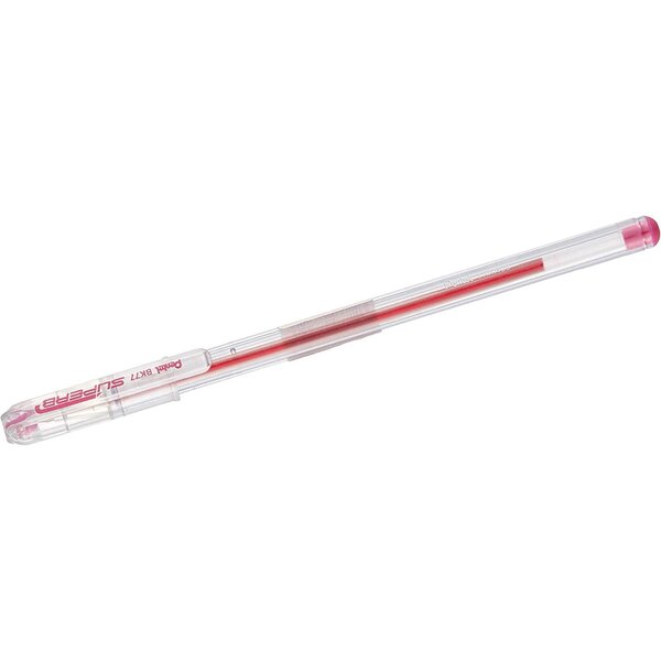 Stylo à bille superb bk77  rose foncé x 12 pentel