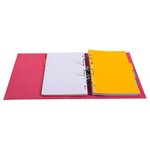 Classeur À Levier Pvc A4 Dos De 70mm. - Framboise - X 10 - Exacompta