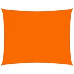 vidaXL Voile de parasol Tissu Oxford rectangulaire 2 5x3 5 m Orange