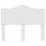 vidaXL Tête de lit Blanc 120 cm Bois d'ingénierie