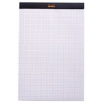 Bloc BLACK N°19 21x31 8cm 80F agrafées 80g Q.5x5 RHODIA