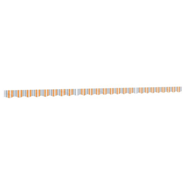 vidaXL Tissu de remplacement de cantonnière d’auvent multicolore 6 m