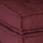 vidaXL Canapé modulaire marron 70x70x54 tissu