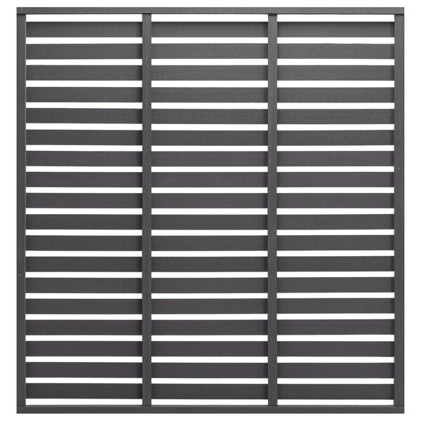 vidaXL Panneau de clôture WPC 180x180 cm Gris