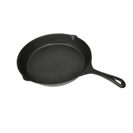 vidaXL Poêle de gril Fonte 30 cm Ronde