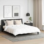 vidaXL Ensemble de Duvet avec oreiller 3 Pièces Blanc Plume de canard
