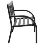 vidaXL Banc de jardin pour enfants 86 cm acier