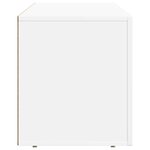 vidaXL Meuble TV Blanc 100 x 35 x 40 cm Bois d'ingénierie