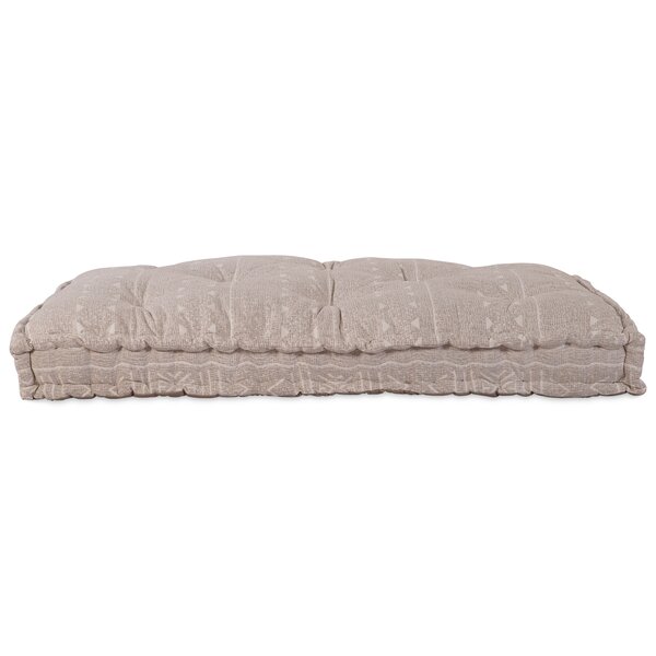 Coussin palette vidaXL Beige 120x80x12 cm Tissu