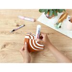 Marqueur acrylique large 5000 jaune fluOrescent 5-10 mm x 5 EDDING