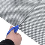 vidaXL Tapis de sol de camping gris clair 5x3 m