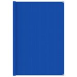 vidaXL Tapis de tente 200x200 cm Bleu PEHD
