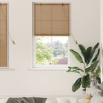 vidaXL Stores et Occultants Marron Clair 90 x 160 cm Bambou