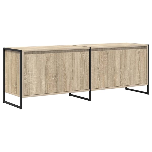 vidaXL Meuble TV Sonoma 140 x 36 x 49.5 cm Bois d'ingénierie