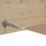 vidaXL Auvent vertical Taupe 100x1000 cm Tissu oxford