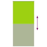 vidaXL Store enrouleur occultant largeur du tissu 95 7 cm polyester
