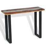 vidaXL Table console Teck 100 x 35 x 75 cm