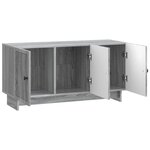 vidaXL Meuble TV 99 x 34 5 x 50 cm Sonoma gris Bois d'ingénierie