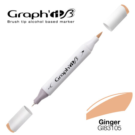 Marqueur manga à l'alcool Graph'it Brush 3105 Ginger