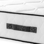 Sommier + matelas 160 x 200 cm - Ressorts - 7 zones - 19 cm